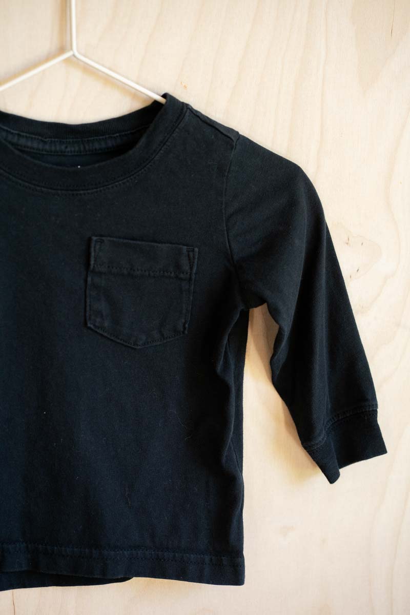 Black Long Sleeve Shirt: 9mos