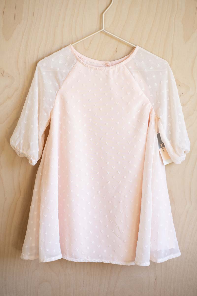 Pink Heart Dress: 3T