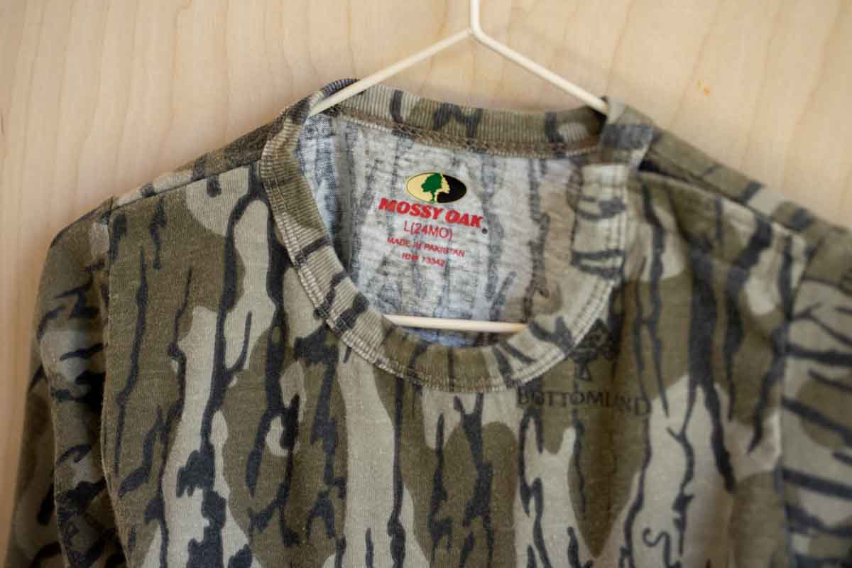 Camo Long Sleeve Shirt: 24mos