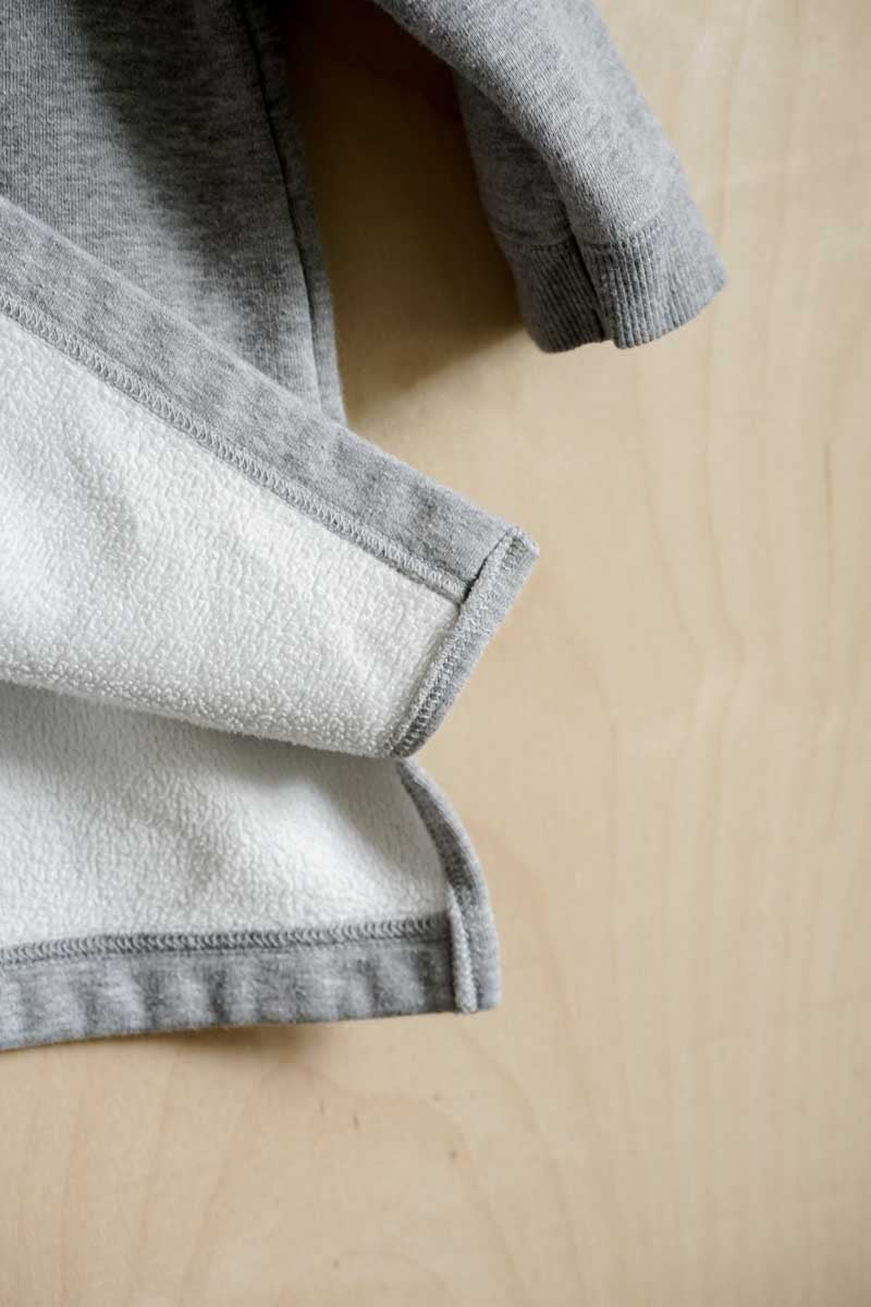 Grey Fleece Sweater Dress: 12-18mos