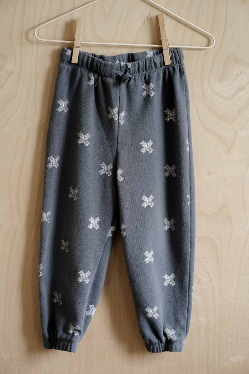 Blue Grey Sweater & Pants Set: 3T