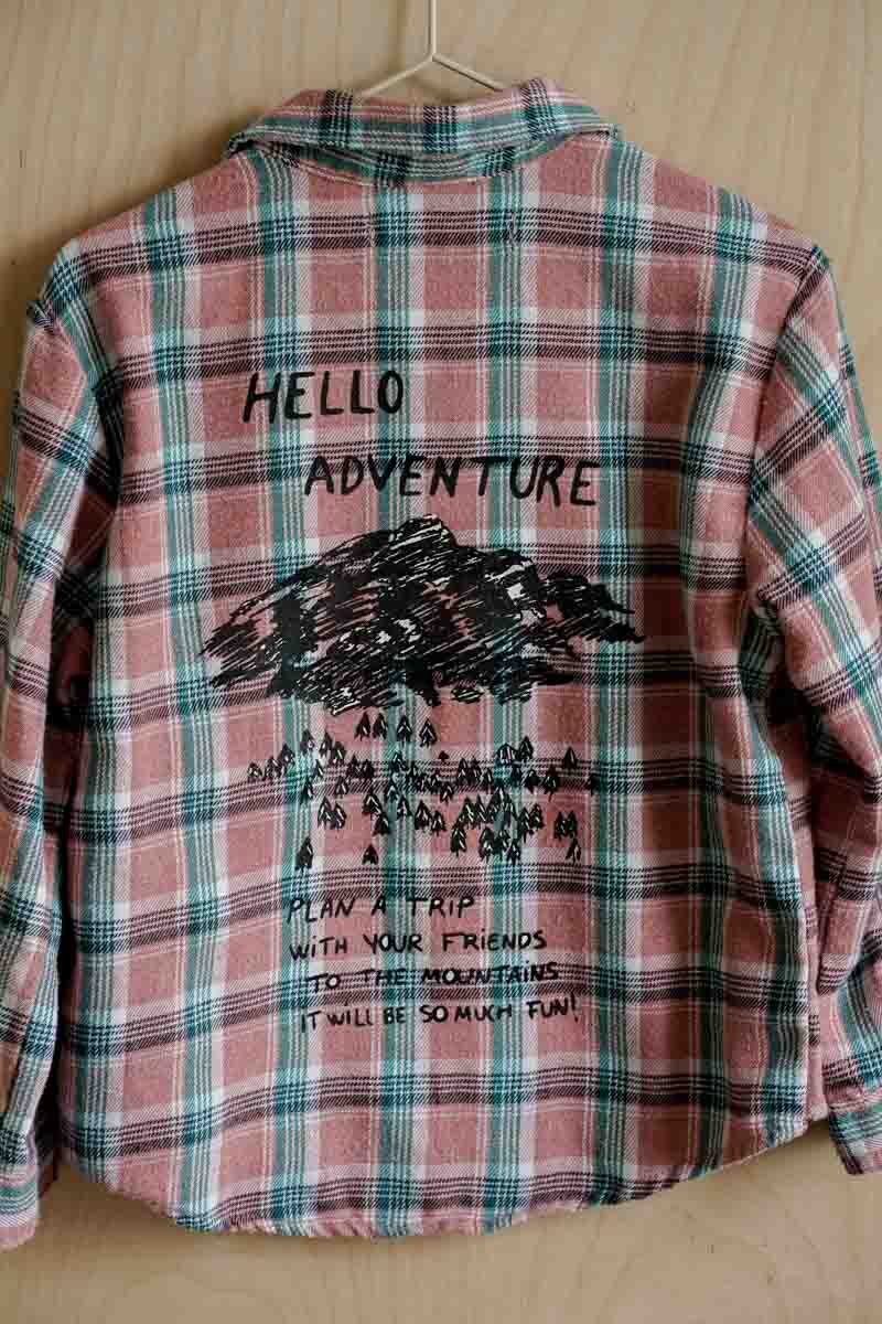 Pink Plaid Flannel Adventure Shirt: 3-4T