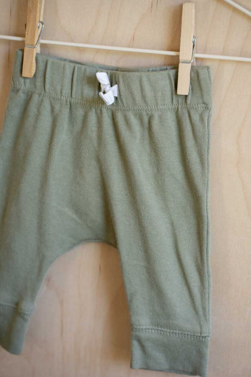 Green Harem Pants: 3mos