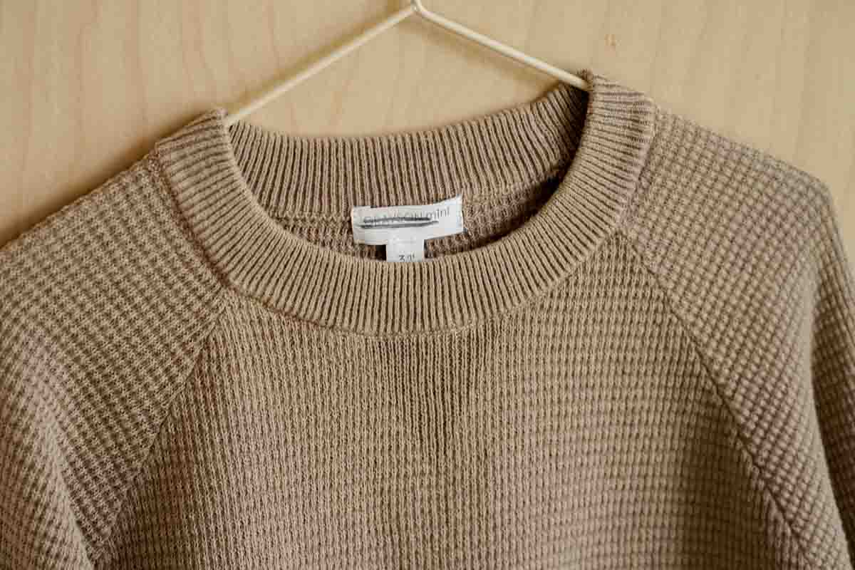 Tan Waffle Knit Pullover Sweatshirt: 3T