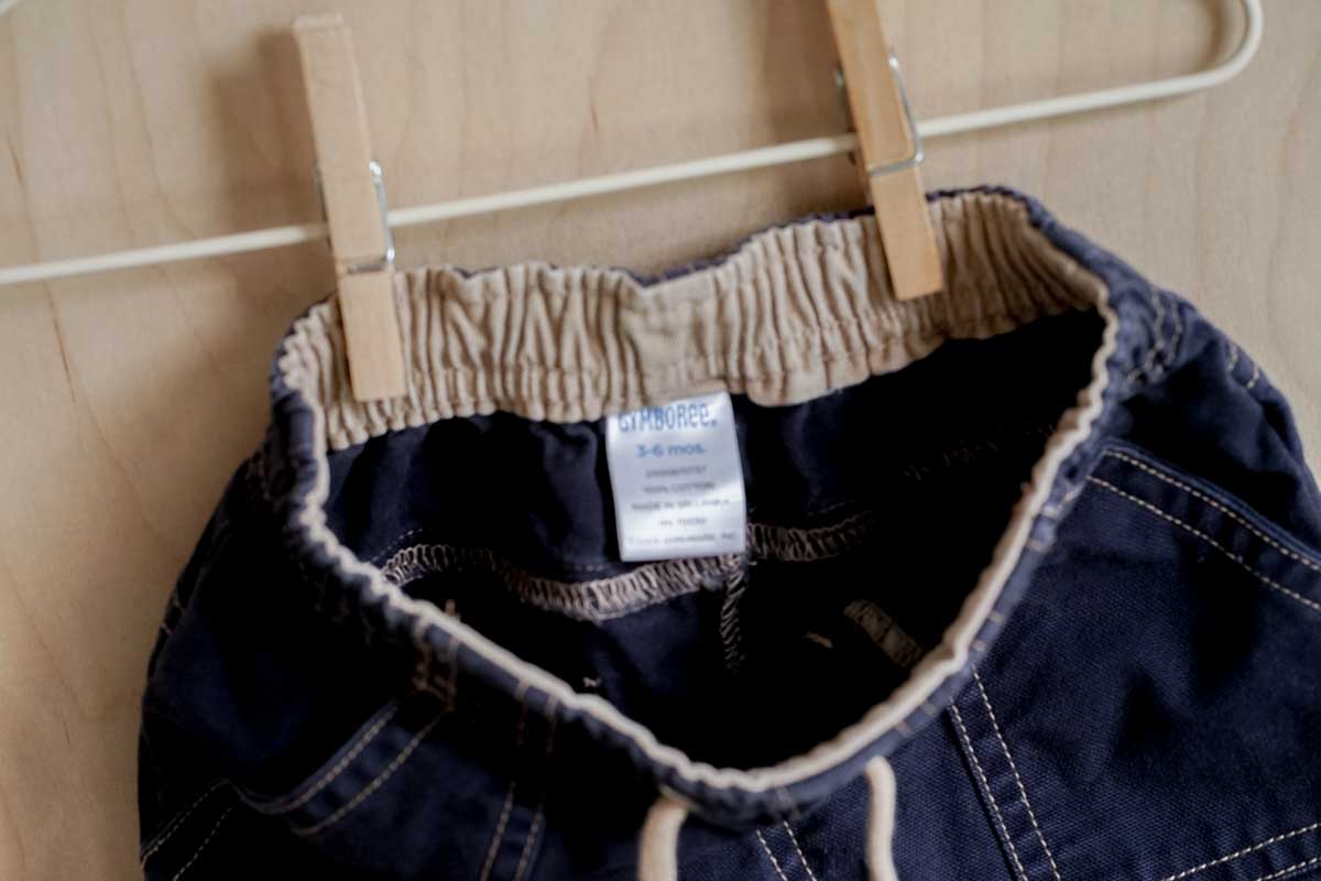 Navy Blue Carpenter Pants: 3-6mos