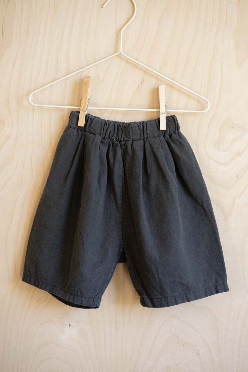 Charcoal Wide Leg Pants: 12mos