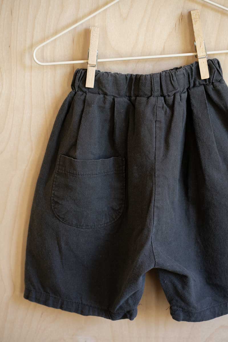 Charcoal Wide Leg Pants: 12mos