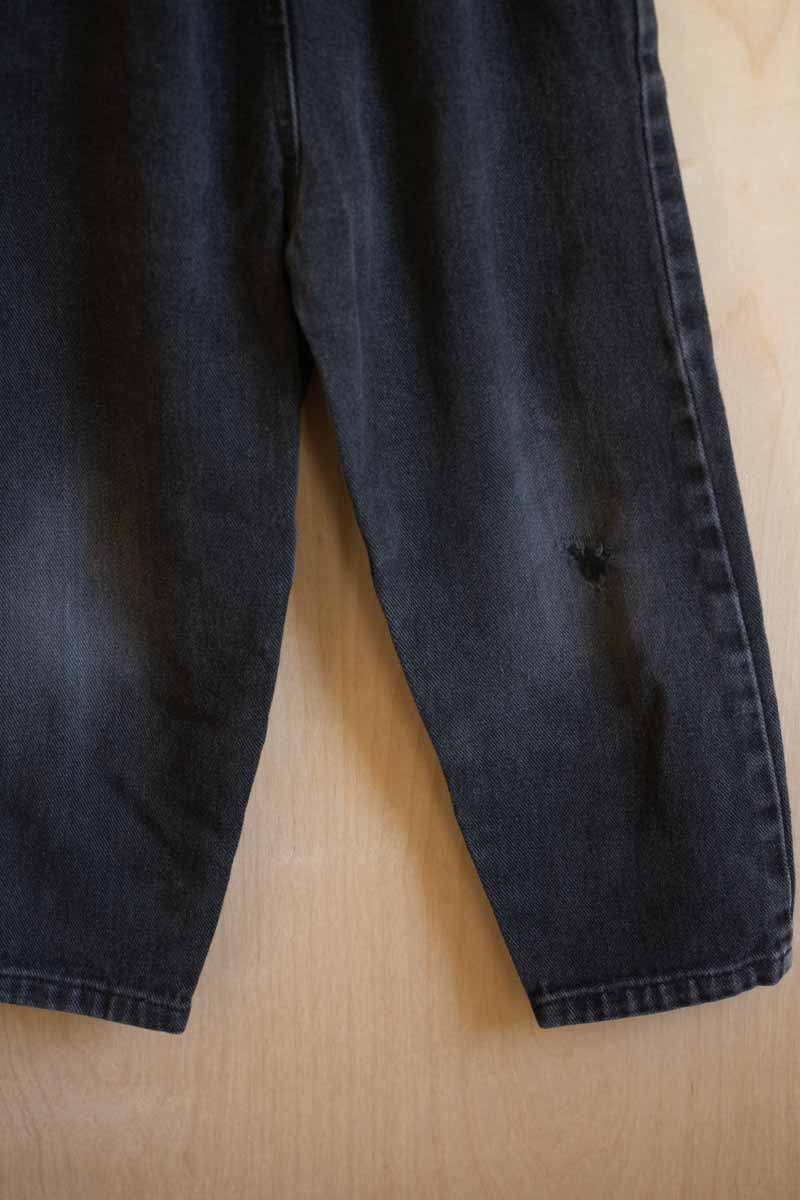 Faded Black Vintage Denim Jeans: 4T