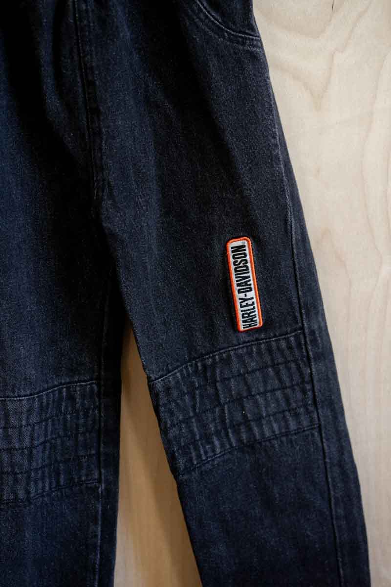 Faded Black Vintage Denim Jeans: 4/5T