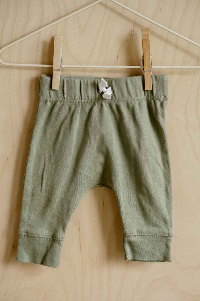 Green Harem Pants: 3mos