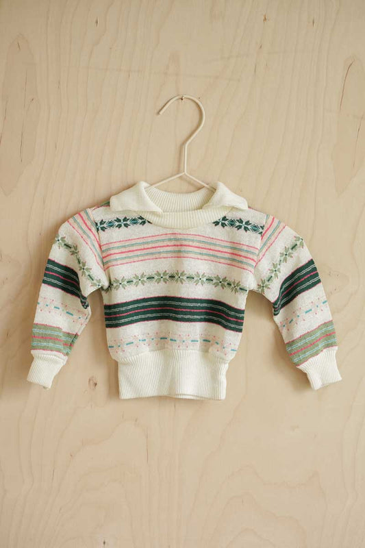 Vintage Thin Knit Sweatshirt: 12 mos