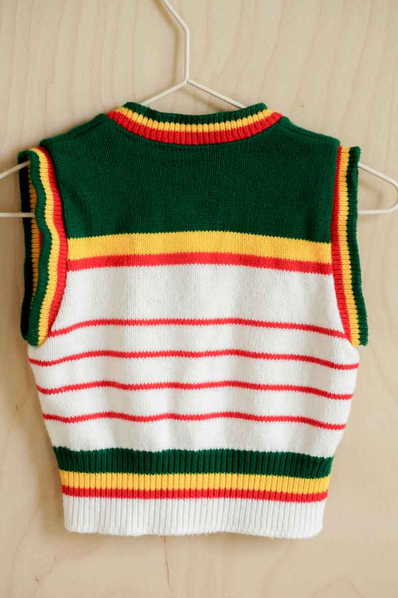 Vintage Athletic Knit Vest: 12-18mos