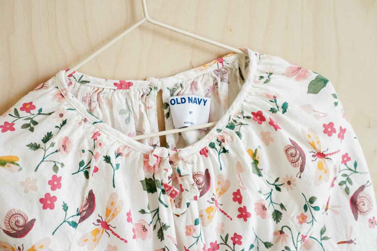 Cream Woodland Long Sleeve Blouse: 5T