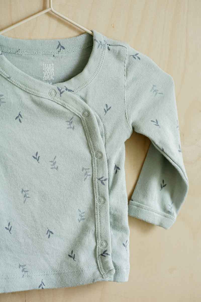 Light Green Kimono Top: 6mos