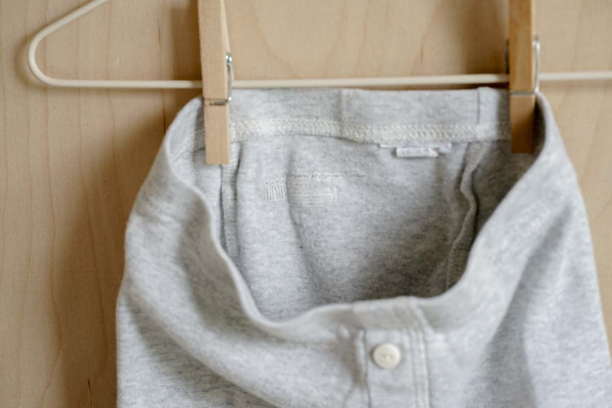 Ash Grey Organic Sleep Pants: 4T