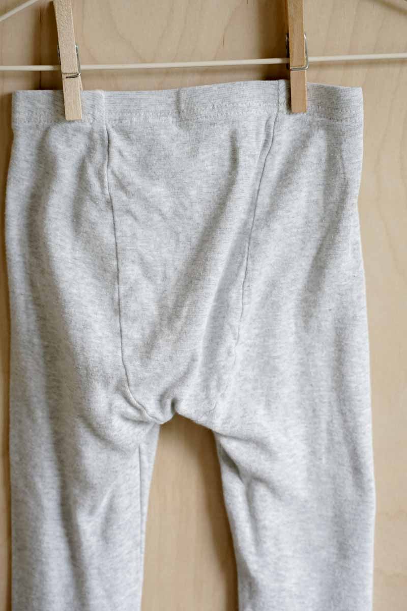 Ash Grey Organic Sleep Pants: 4T